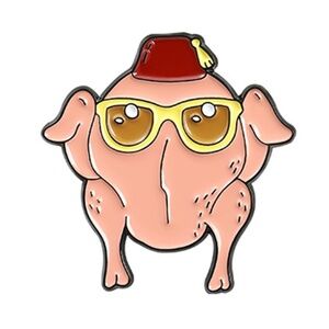 FRIENDS "THE ONE WITH ALL THE THANKSGIVINGS” ENAMEL LAPEL PIN BROOCH NWT